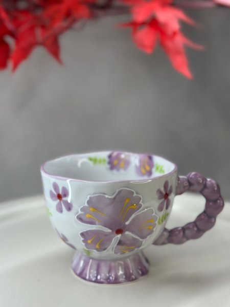 فنجان هاند ميد ورد ليلكي (2)